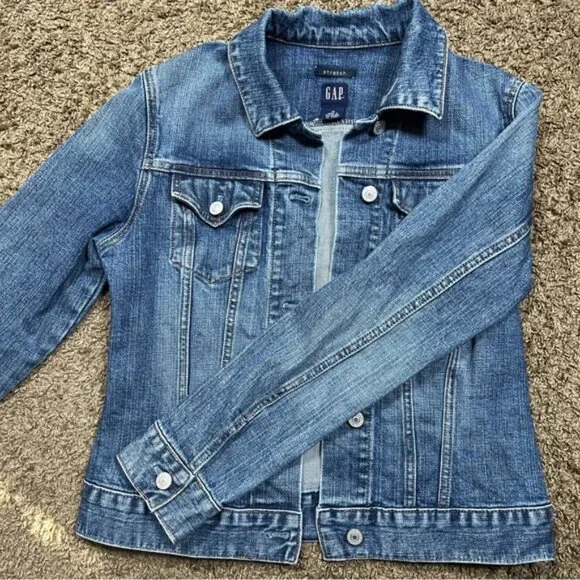 Vintage GAP Blue Denim Classic Jacket - Picture 5 of 9